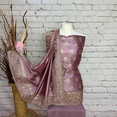 Faux Benarsi Silk Suit (B50)