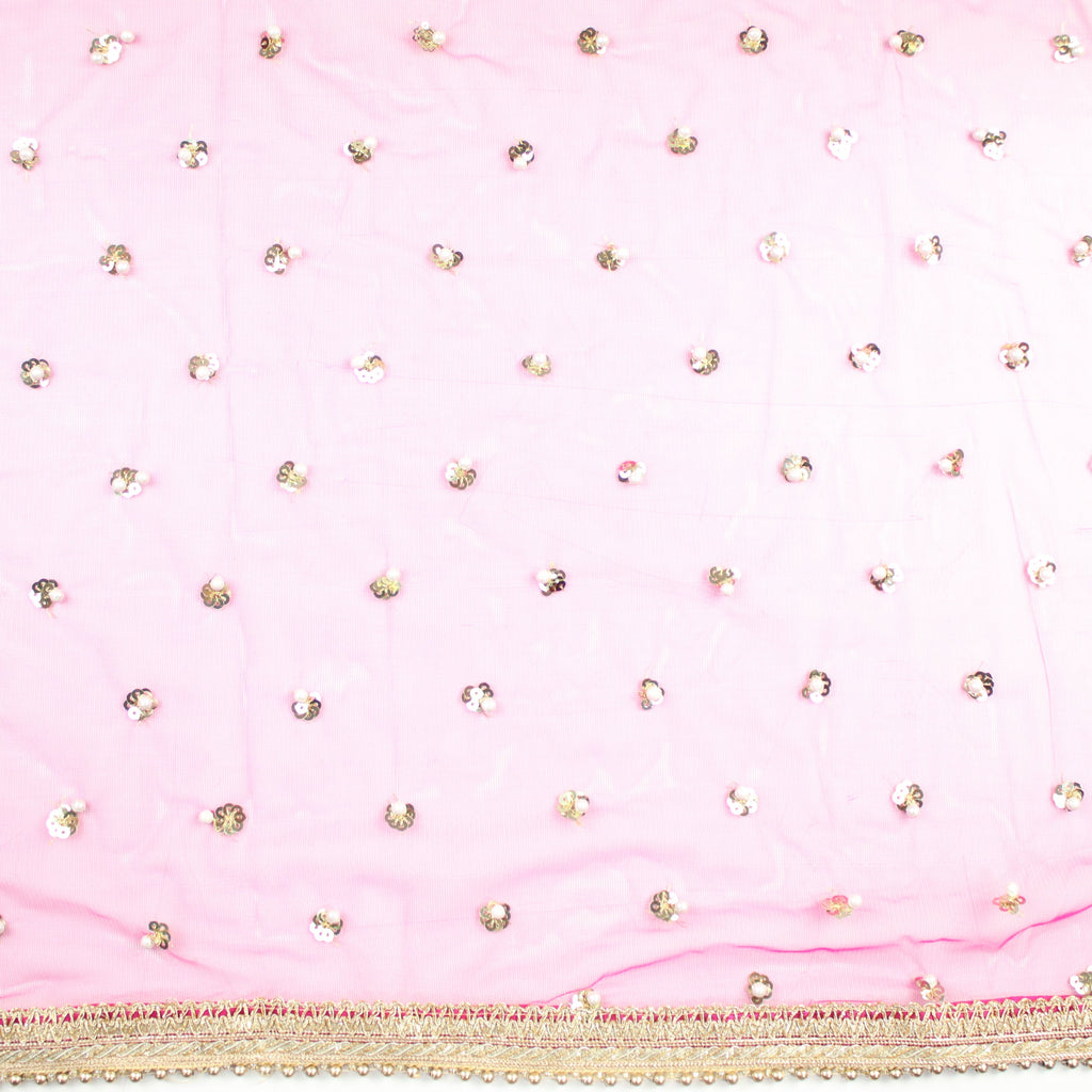 THE DONNA DUPATTA - CERISE PINK