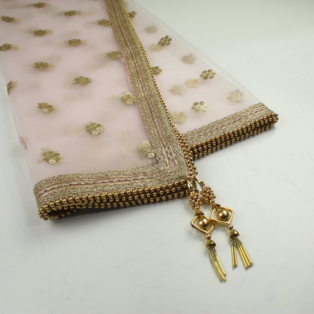 THE ELISHA DUPATTA - BABY PINK