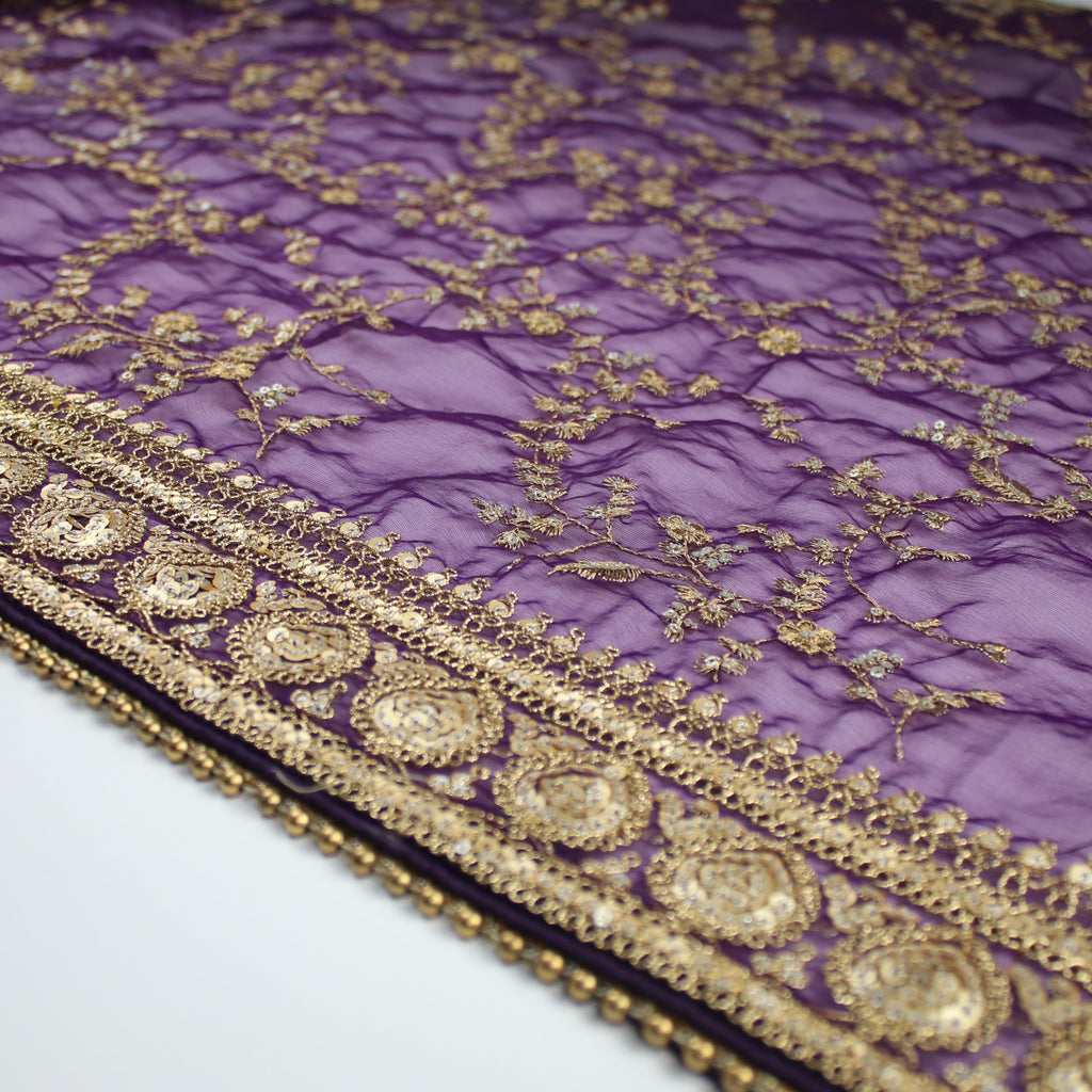 THE KAVYA DUPATTA - PURPLE