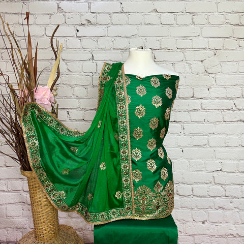 Faux Benarsi Silk Suit (B50)