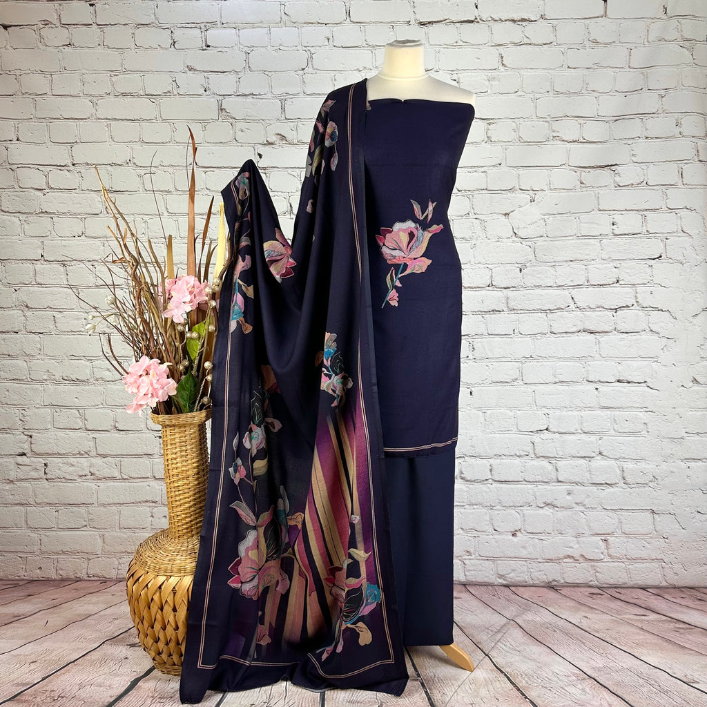 Digital Floral Garam Suit