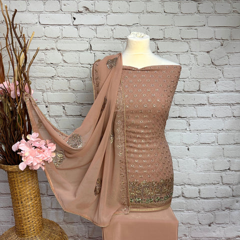 Unstitched Soft Georgette Suit