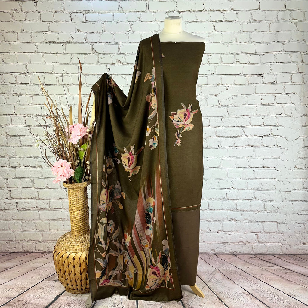 Digital Floral Garam Suit