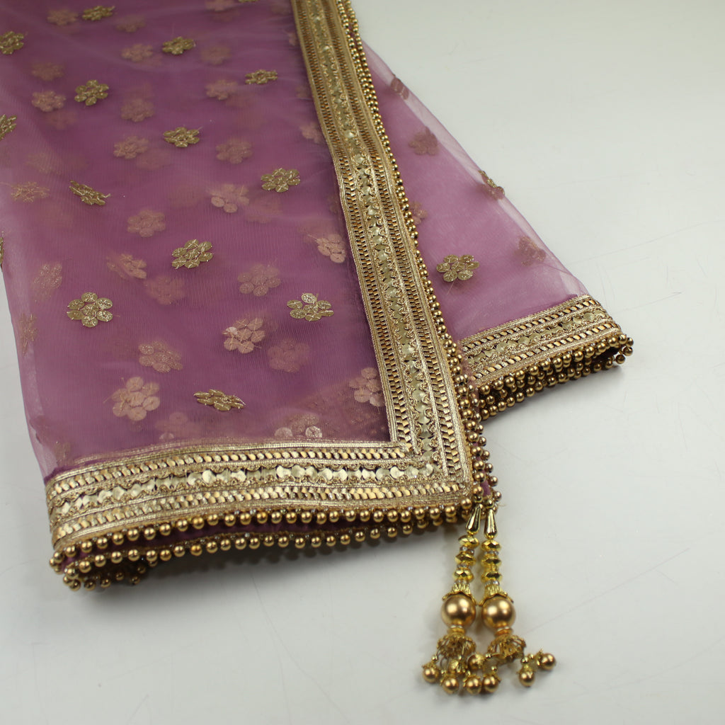 THE ELISHA DUPATTA - MAUVE