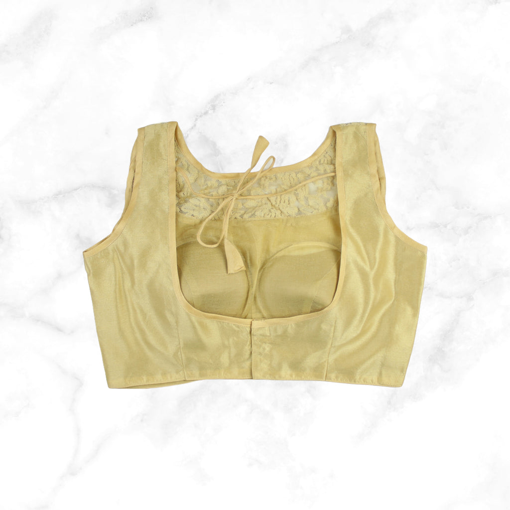 RAAS | GOLD LACE BLOUSE